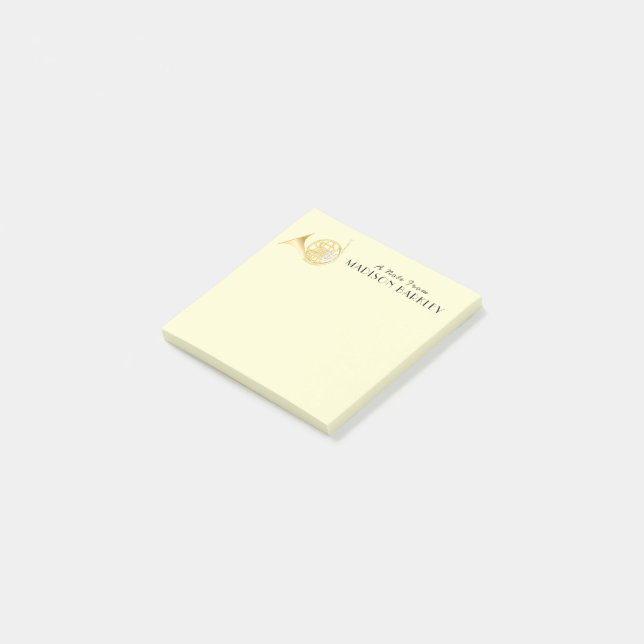 French Horn Music Teacher Post-it Notes (Angled)