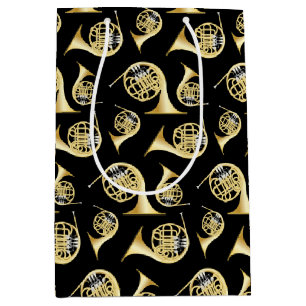 French Horn Musician Band Teacher Medium Gift Bag