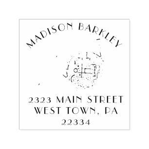 French Horn Musician Band Teacher Self-inking Stamp