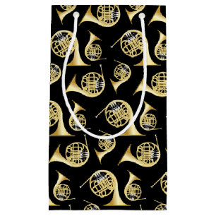 French Horn Musician Band Teacher Small Gift Bag