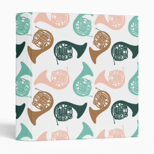French Horn Musician Gift Band Orchestra Binder