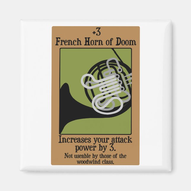 French Horn of Doom Magnet (Front)