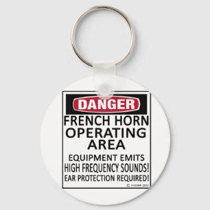 French Horn Operating Area Keychain