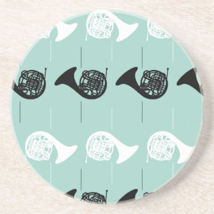French Horn Pattern Coaster