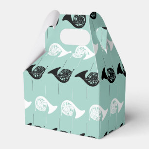 French Horn Pattern Favor Box