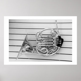 French Horn Poster