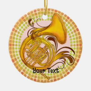 French Horn Rhythm ornament