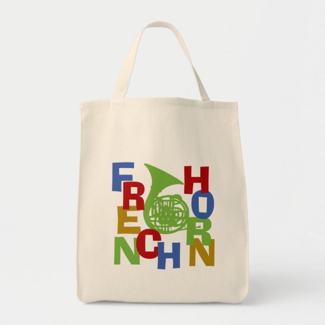 French Horn Scramble Tote Bag (Front)