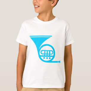 French Horn - Sky Blue T-Shirt
