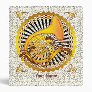 French Horn Swirls binder