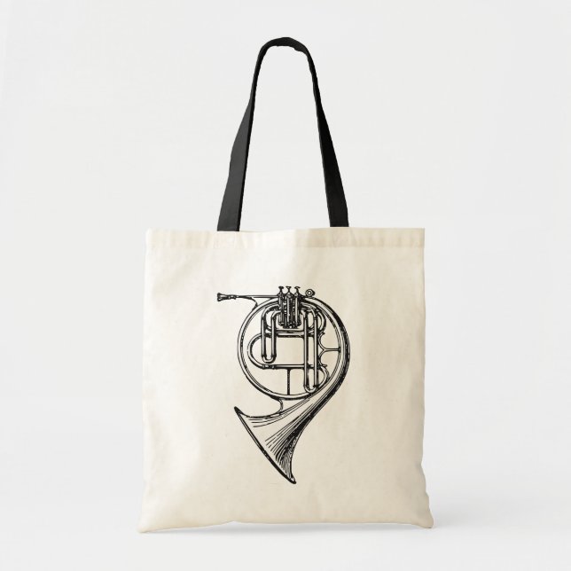French Horn Tote Bag (Front)