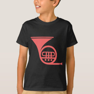 French Horn - Tropical Pink T-Shirt