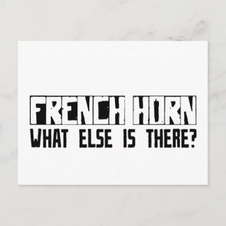 French Horn What Else Is There? Postcard