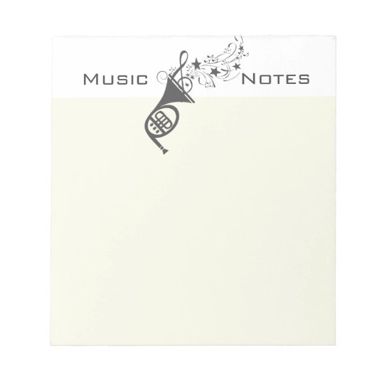French Horn Wind Musician Music Notes