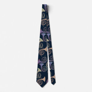 French Horns Art cute French horn designs Tie