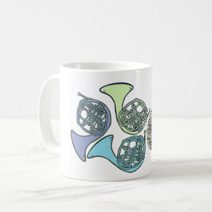 French Horns Band Class French Horn Teacher Coffee Mug