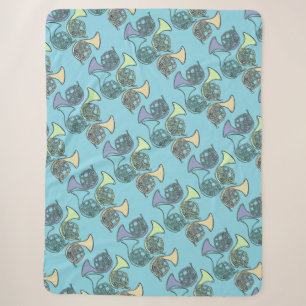 French Horns Band Class French Horn Teacher        Sherpa Blanket