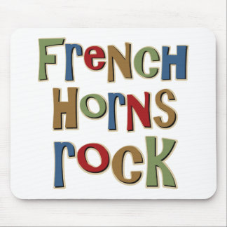 French Horns Rock Mouse Pad