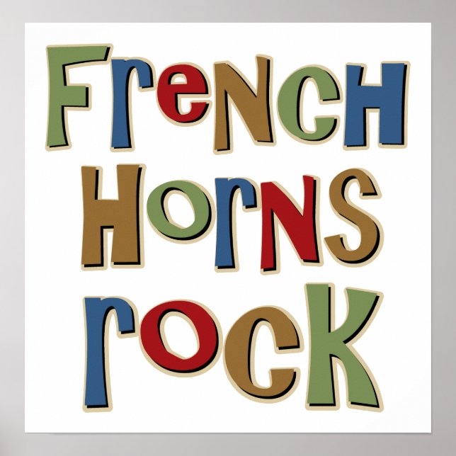 French Horns Rock Poster (Front)