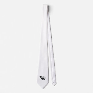 French HornTie (White) Tie