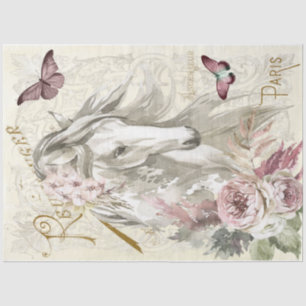 French Horse Tissue Paper