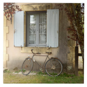 French House Ceramic Photo Tile