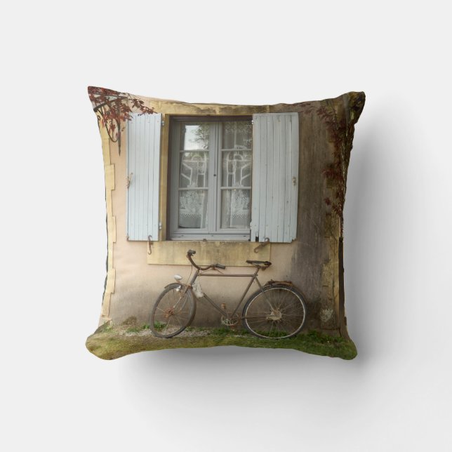 French House Throw Cushion (Front)