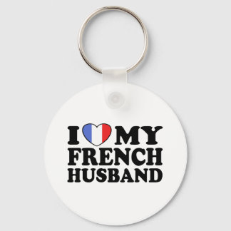 French Husband Keychain
