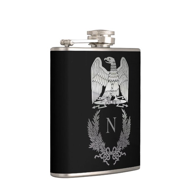 French Imperial Eagle Hip Flask (Right)