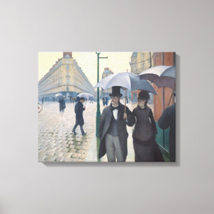 French Impressionism Paris A Rainy Day Canvas Print