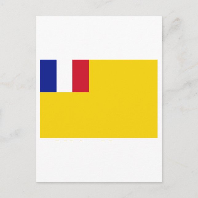 French Indochina Flag (1887-1954) Postcard (Front)