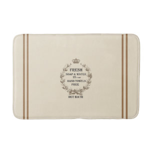 French Inspired Bath Mat