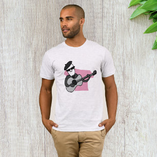French Jazz Musician Mens T-Shirt