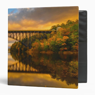 French King Bridge in Fall Binder