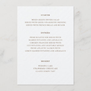 French Kissed Sweet Berry Grapes Flowers Wedding Menu