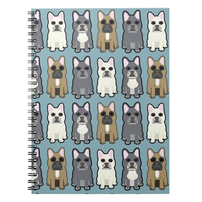 French Kisses, Frenchies Notebook (Front)