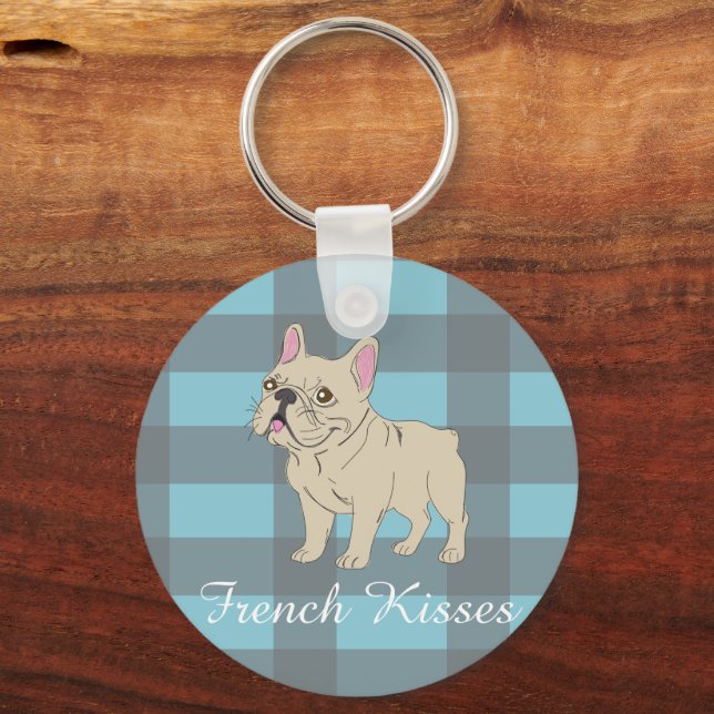 French Kisses Keychain (Back)