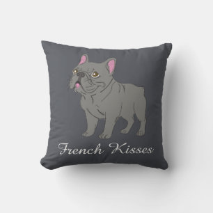 French Kisses Throw Pillow