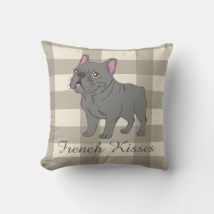 French Kisses Throw Pillow
