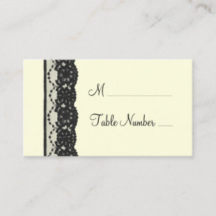 French Lace Place Card (ivory)