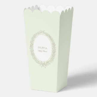 French Laduree Patisserie Boulangerie Mint Green Favor Box