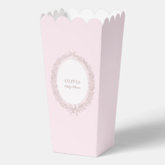 French Laduree Patisserie Boulangerie Pink Popcorn Favor Box