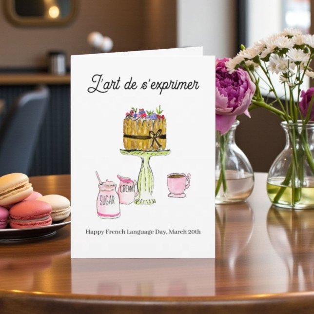 French Language Day March 20 Charlotte Russe Card (Creator Uploaded)