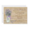 French Lavender Bouquet Rustic Country Mason Jar 