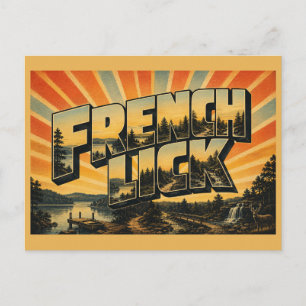 French Lick Indiana National Forest Patoka Lake Postcard