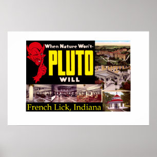 French Lick, Indiana Vintage Poster