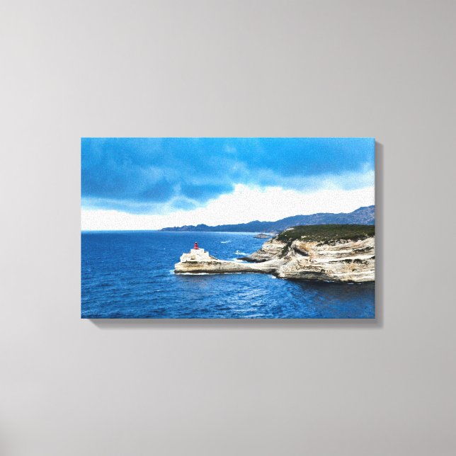 French Lighthouse Canvas Print (Front)