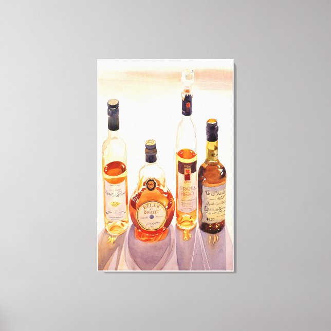 French Liqueurs Canvas Print (Front)