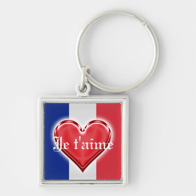 French Love Keychain (Front)
