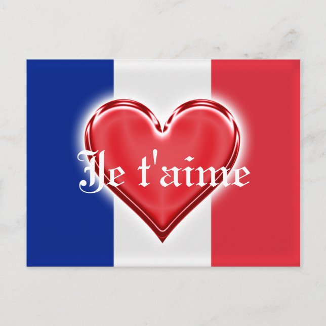 French Love Postcard (Front)